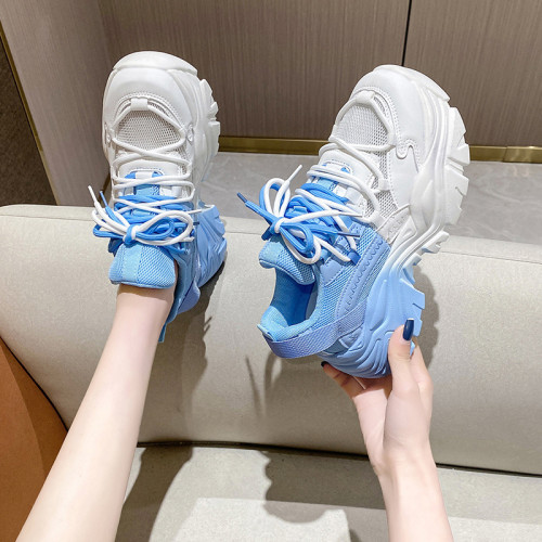 Women Platform Breathable Waterproof Low Top Sneakers