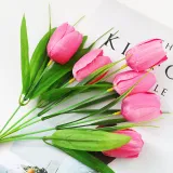 Home Garden Artificial Tulip Bouquet Flower Room Decoration