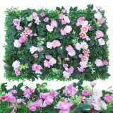Artificial Rose Flower Row Creative Background Plant Flowers Wall Decor