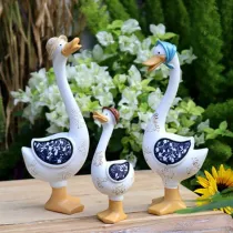 Ducks Family Resin Crafts Home Furnishings Decorations Ornaments