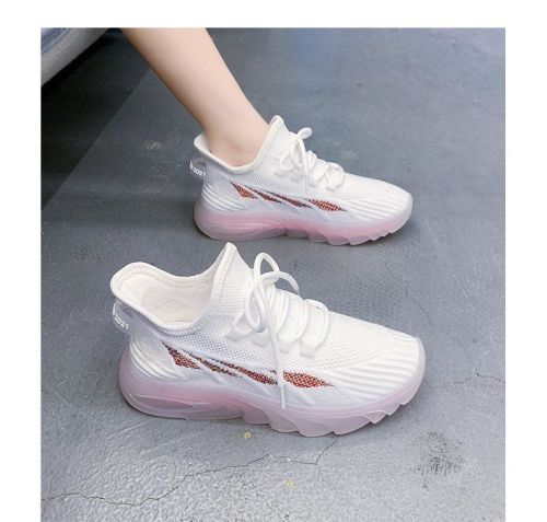 Breathable New Ladies Casual Sports Shoes Running Fly-weaving Shoes