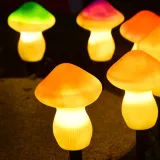 Mushroom Lawn Lamp Solar Energy Garden Outdoor Solar Led Lamp