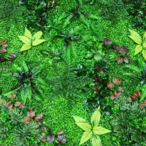 Artificial Plant Grass Panels Hedge Plant Wall Anti Ultraviolet Sunscreen Lawn