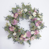 Daisy Flower Rustic Farmhouse Decorative Artificial Wreath Wedding Ornament
