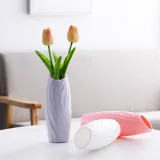 Household Decorative Bedroom Living Room Flower Vases Standing Type Plastic Vases