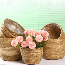 Handmade Wove Large Storage Basket Extra Large Folding Sundries Organizer