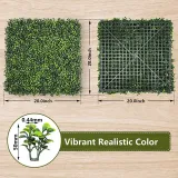 Artificial Milan Grass Panels Topiary Hedge Plant Wall Anti Ultraviolet Sunscreen Lawn