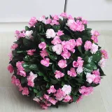 Artificial Plastic Rose Flowers Ball Garden Backyard Decoration