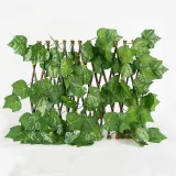 Artificial Green Leaf Expandable Stretchable Fence Net Guardrail Privacy Screen