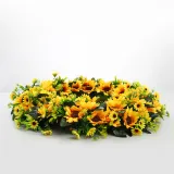 Sunflower Wreath Front Door Hanging Decor Flower Wedding Ornament