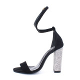 Party Events High Square Heels Shoes
