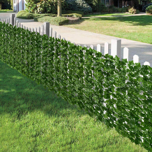 Artificial Potato Hedge Leaves Fence Net Vine Privacy Fence Wall Screen