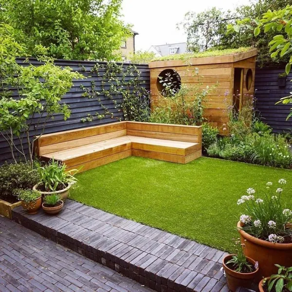 High Density Artificial Grass Mats Realistic Thick Lawn Carpet Turf Outdoor Decoration