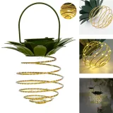 LED Solar Pineapple Lamp Garden Courtyard Decoration Lawn Hanging Lamp