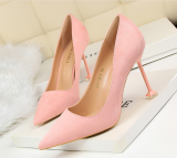 Suede Sexy Pointed Toe Stiletto High Heel Shoes
