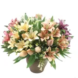 Artificial Tulip Lily Flowers Real Touch Home Office Party Decoration