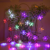 Led Flashing Lights String Stars Snowflake Christmas Tree Decoration Lights Christmas Diy Lights