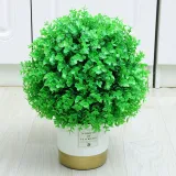 Artificial Plastic Eucalyptus Topiary Ball Garden Backyard Decoration