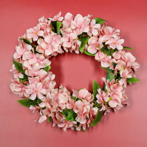 Hydrangea Flower Wreath Front Door Decor Wall Hanging Wedding Ornament