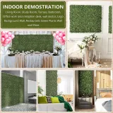 Artificial Milan Grass Panels Topiary Hedge Plant Wall Anti Ultraviolet Sunscreen Lawn