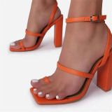 Women Sandals Summer Fashion Brand Thin High Heels