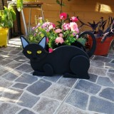 Garden Decoration Cat Standing Flower Pot