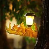 New Garden LED Solar Lights Squirrel Sloth Hanging Lights Outdoor Lamp