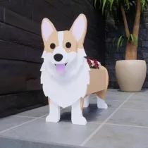 Dog Flower Pot Garden Decoration