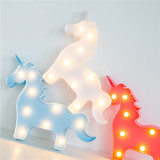 LED Lighting Unicorn Night Lights for Kids and Holiday