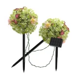 Solar Flower Ball Lamp Lawn Butterfly Ball LED Lamp Courtyard Decorative Lamp