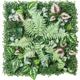 Artificial Plant Grass Panels Topiary Hedge Plant Wall Anti Ultraviolet Sunscreen Lawn