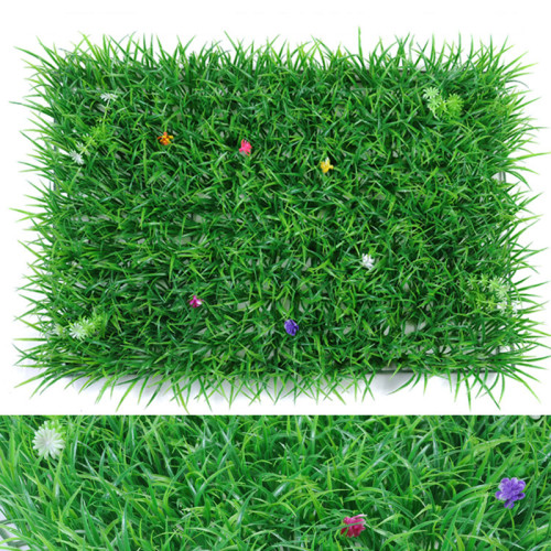 Artificial Plant Seedling Grass Panels Hedge Plant Wall Anti Ultraviolet Sunscreen Lawn