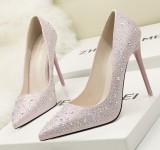 Ladies Rhinestone Elegant High Heel Fashion Shoes