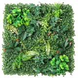 Artificial Plant Grass Panels Topiary Hedge Plant Wall Anti Ultraviolet Sunscreen Lawn