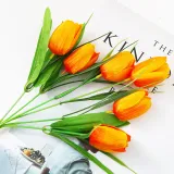 Home Garden Artificial Tulip Bouquet Flower Room Decoration