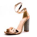 Party Events High Square Heels Shoes