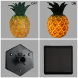 Courtyard Light Lawn Garden Pathway Cactus Pineapple Lantern Park Solar Powered Lamp