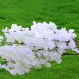 Home Garden Artificial 3 Branches Sakura Flower Room Decoration