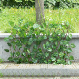 Artificial Green Leaf Expandable Stretchable Fence Net Guardrail Privacy Screen