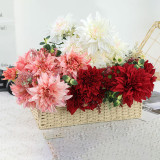 Home Garden Crafts Artificial Handmade Dahlia Flower Room Decoration