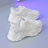 Women Casual Light Shoes Breathable Flat Height Increasing Jogging Sneaker