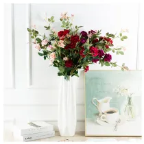 Home Garden Artificial Rose Handmand Flowers Room Decoration