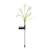 Lily Flower Color Changing Landscape LED Solar Flower Garden Lights