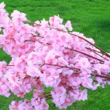 Home Garden Artificial 3 Branches Sakura Flower Room Decoration
