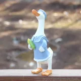 Resin Ducks Figurine Garden Ornament Decoration For Living Room Handicraft Desktop Ornaments