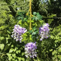12PCS Garden Artificial Watercress Flower Hanging Vine Plant Decoration
