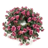 Rose Flower Wreath Summer Door Décor Party Wedding Hanging Ornament