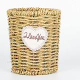 Quality Hand Woven Vase to Preserve Dried Flowers White Flower Arrangement