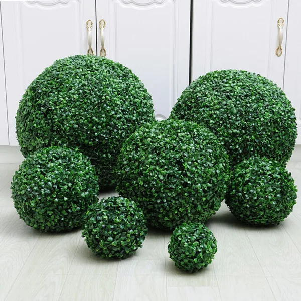 Artificial Plastic Milan Topiary Ball Garden Backyard Decoration