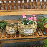 Garden Plant Pot Eco-friendly Seagrass Woven Flower Pot